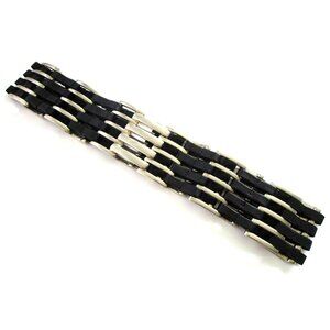 Black and Cream Women's Belt